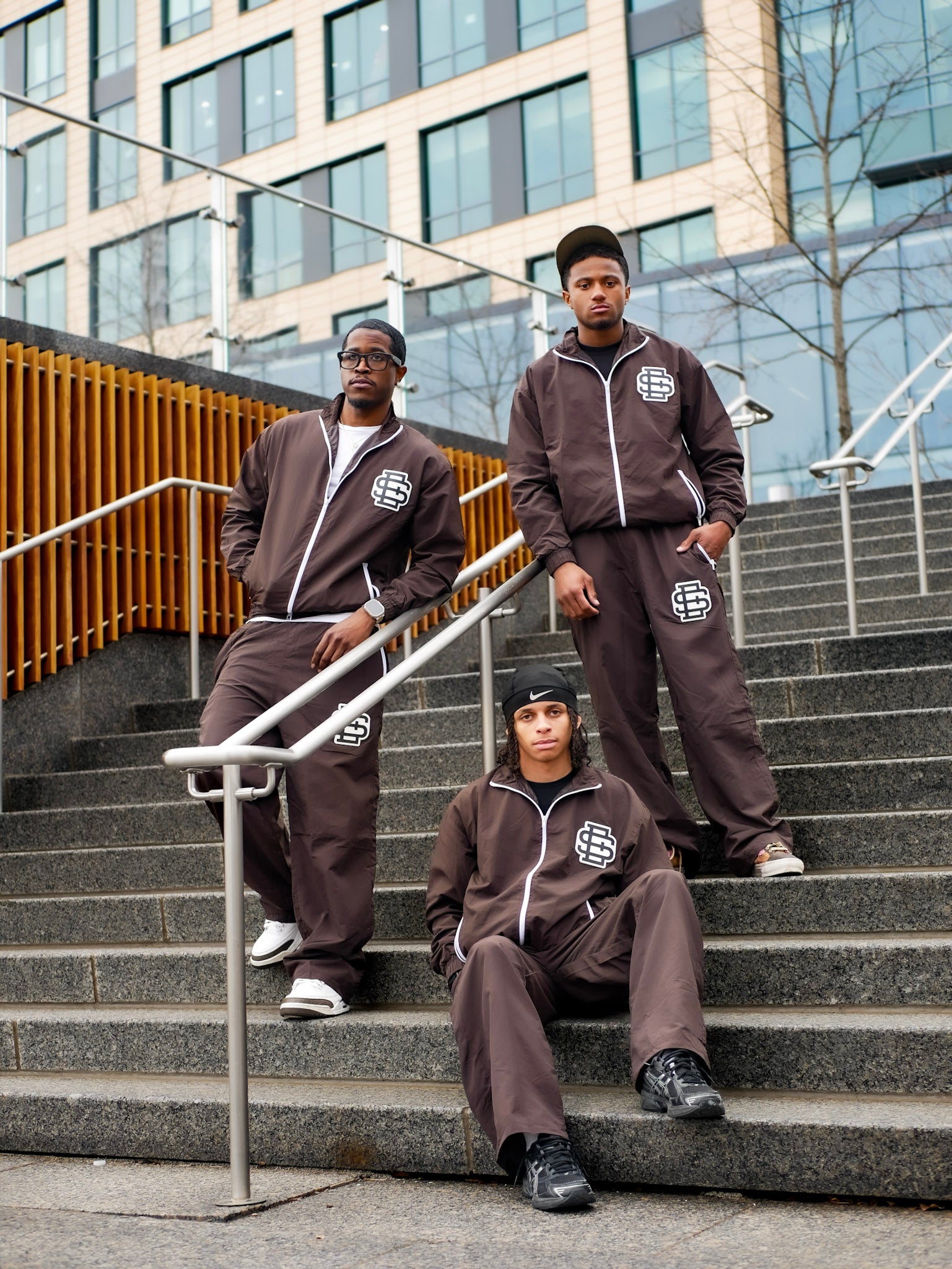 Brown Windbreaker Set